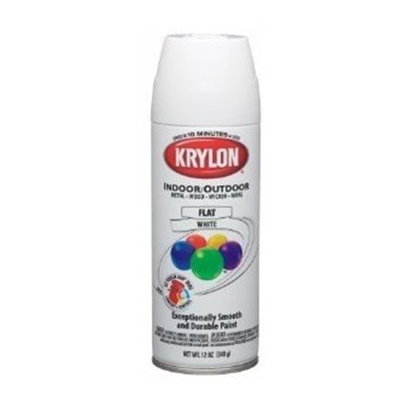 Krylon Industrial 5-Ball Int/Ext Flat White K01502